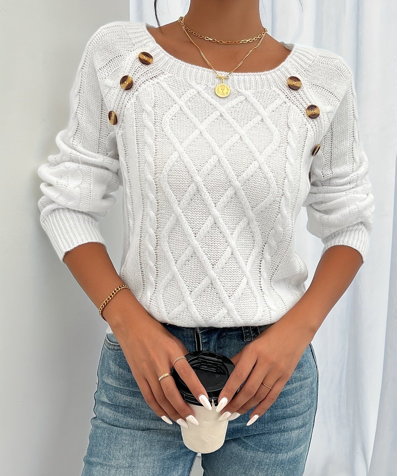 Emilia - Klassischer und Bequemer Pullover