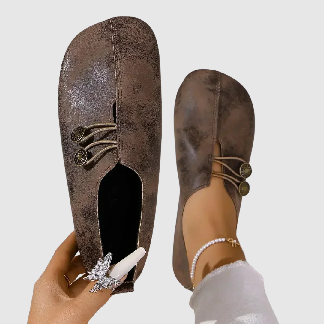 Vianne - Orthopädische Wildleder Slipper