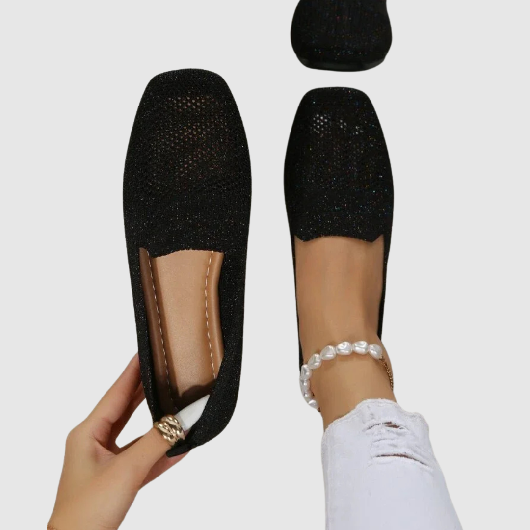 Lacey™ | Elastische Strickslipper