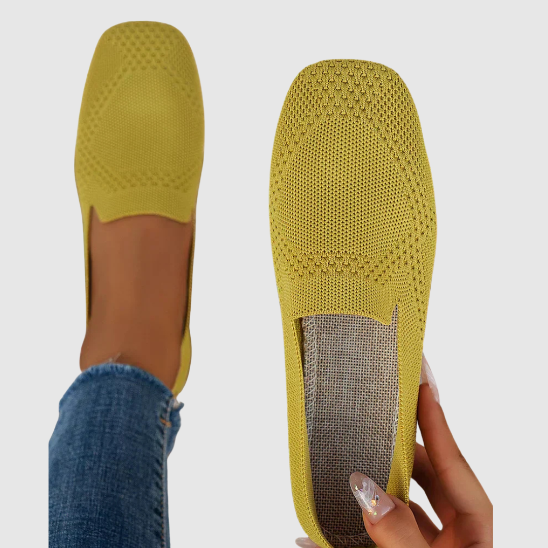 Lacey™ | Elastische Strickslipper