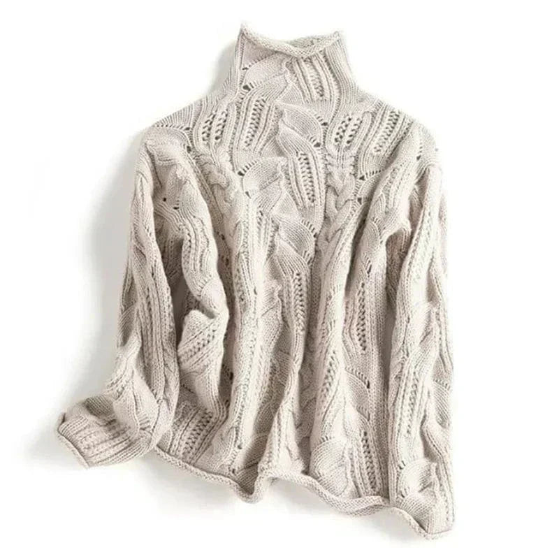 Nerea | Gemütlicher Hoher Kragenpullover