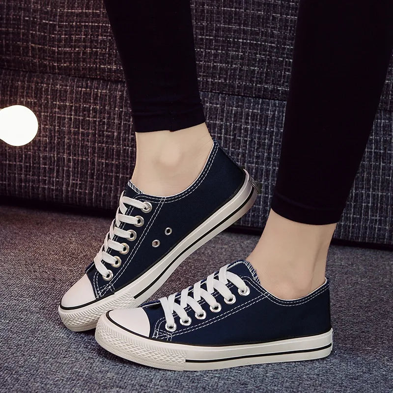 Imogen Klassische Canvas Schuhe Vintage Modern Komfort