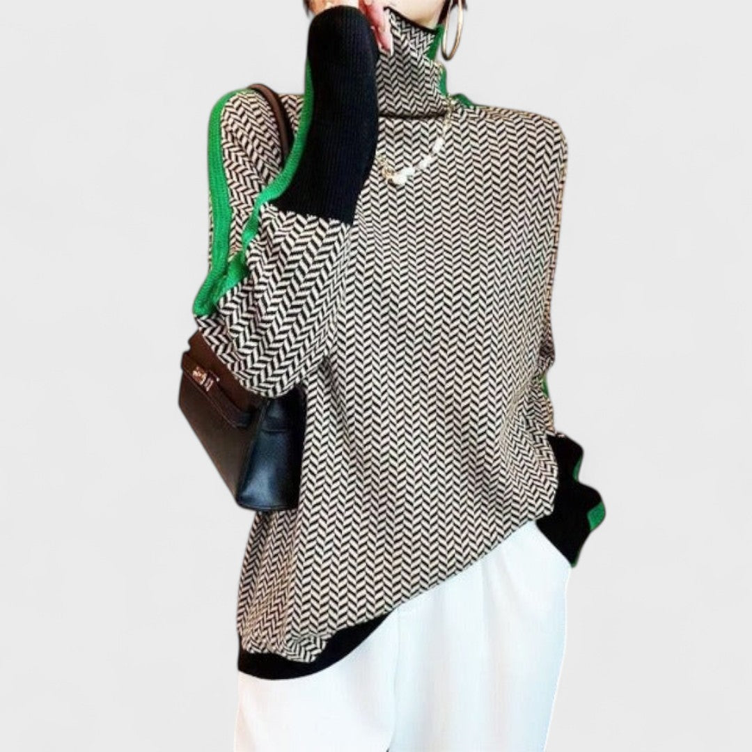 Eleanor - Hoher Kragen Pullover