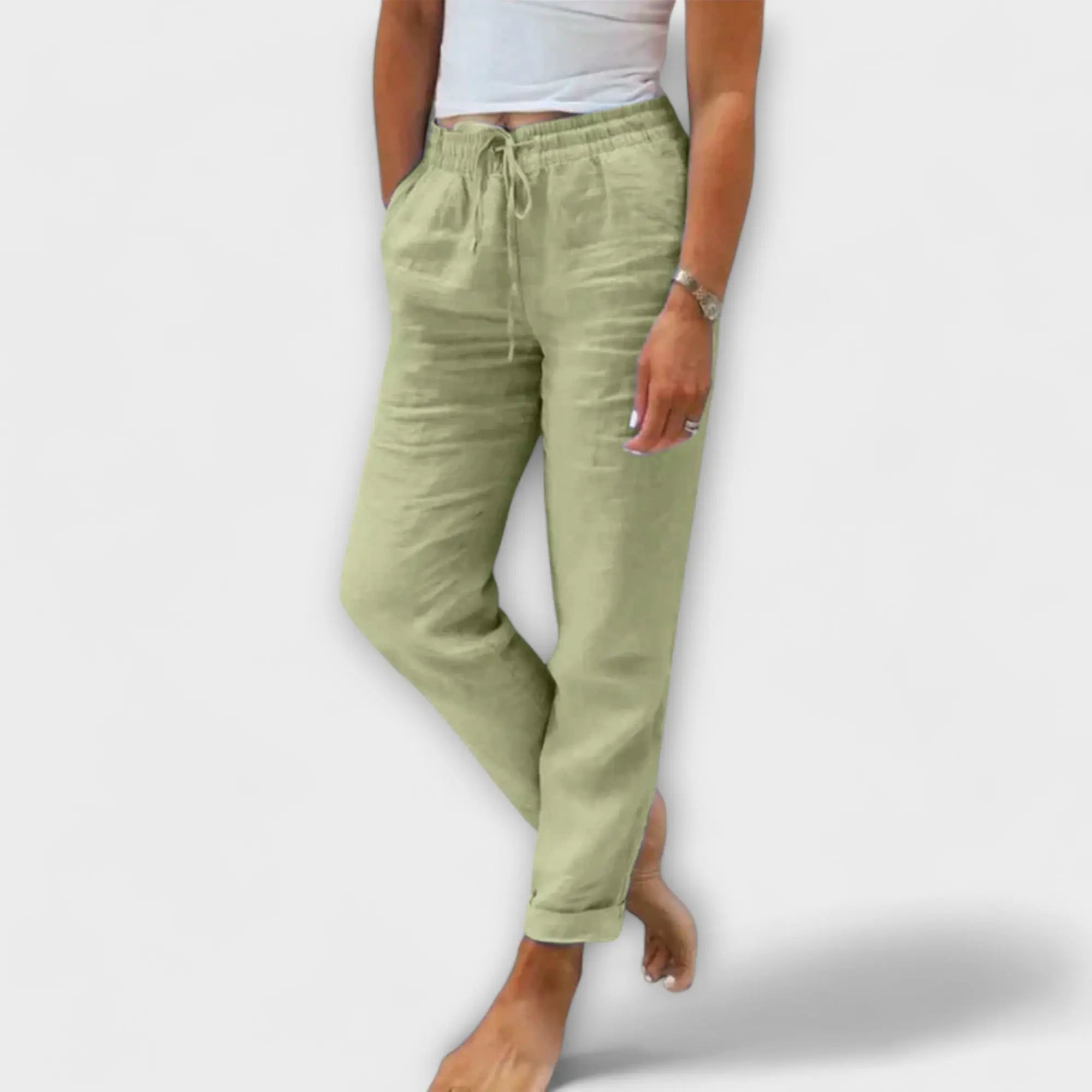 Stacy - Leichte Leinenhose