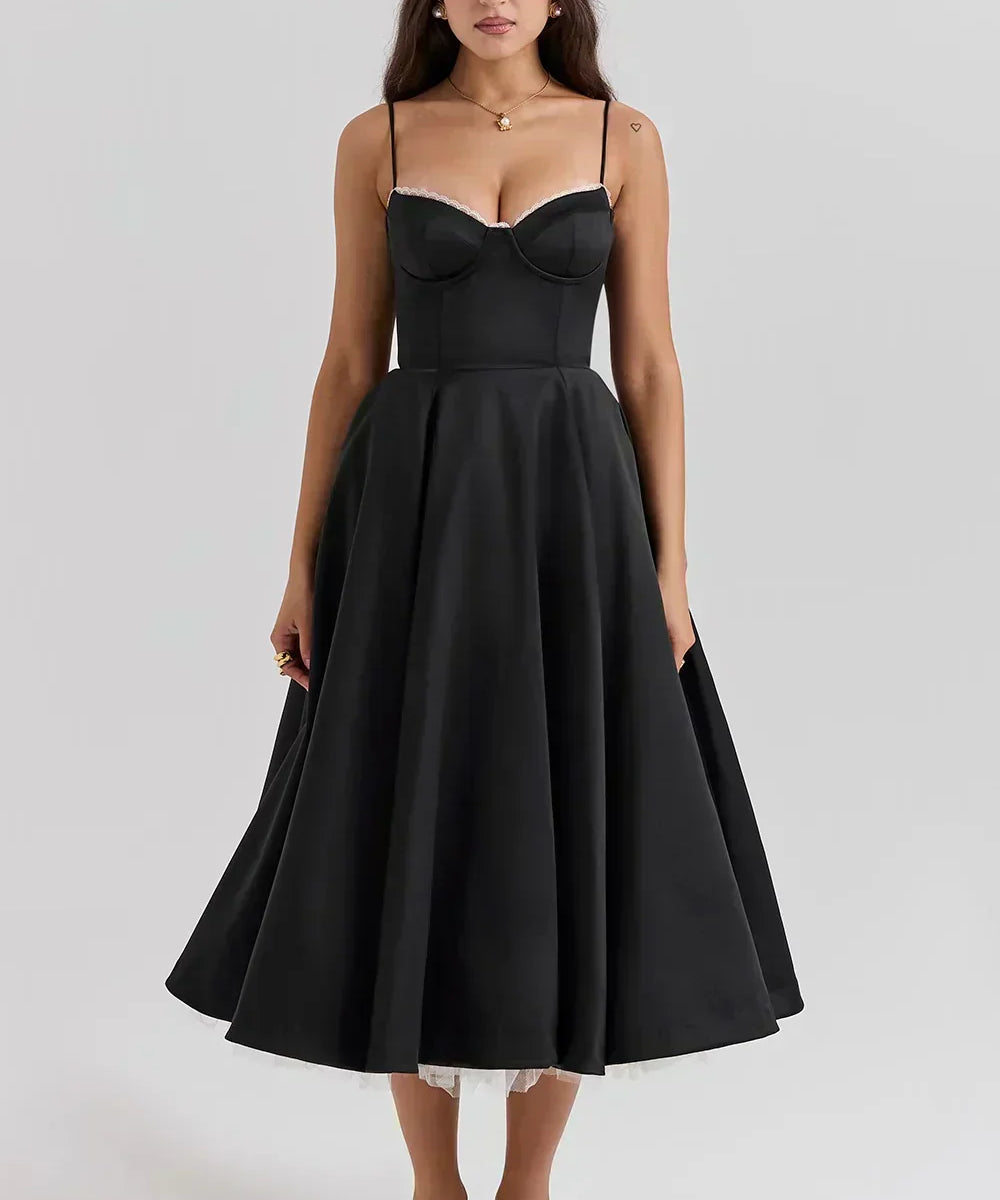 Arielle | Luxus Midi Kleid