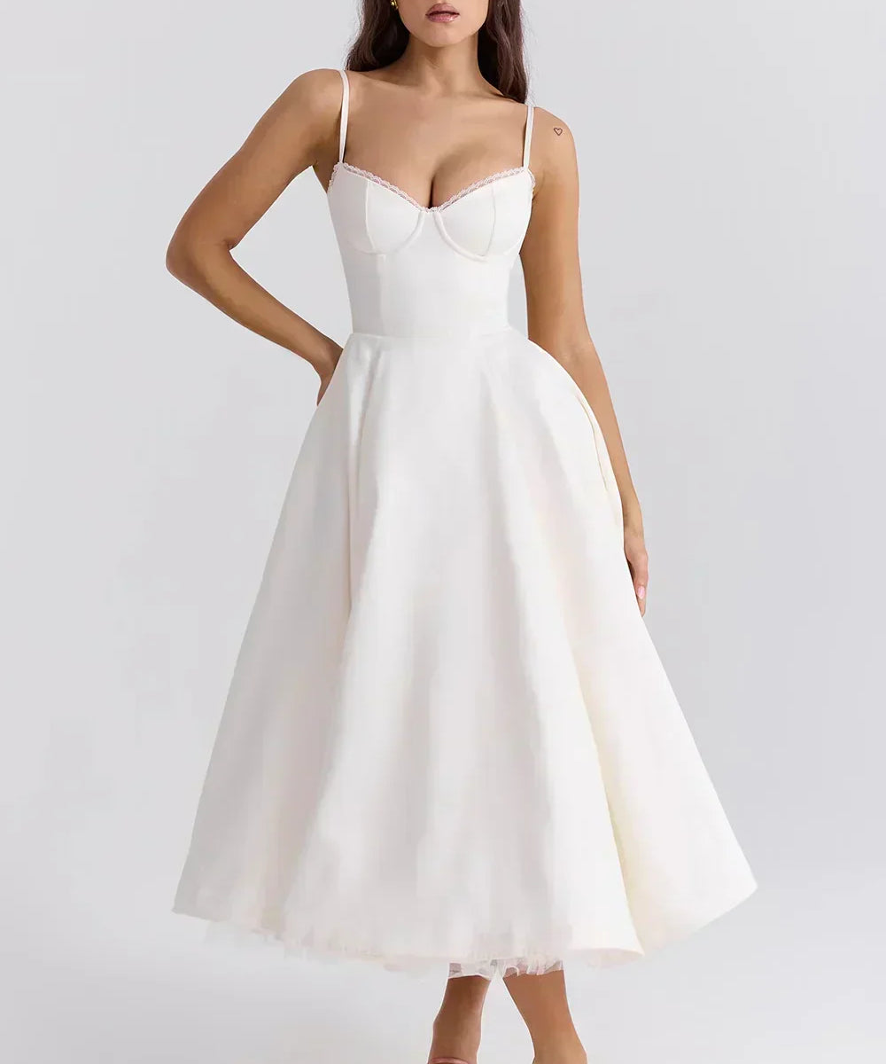 Arielle | Luxus Midi Kleid