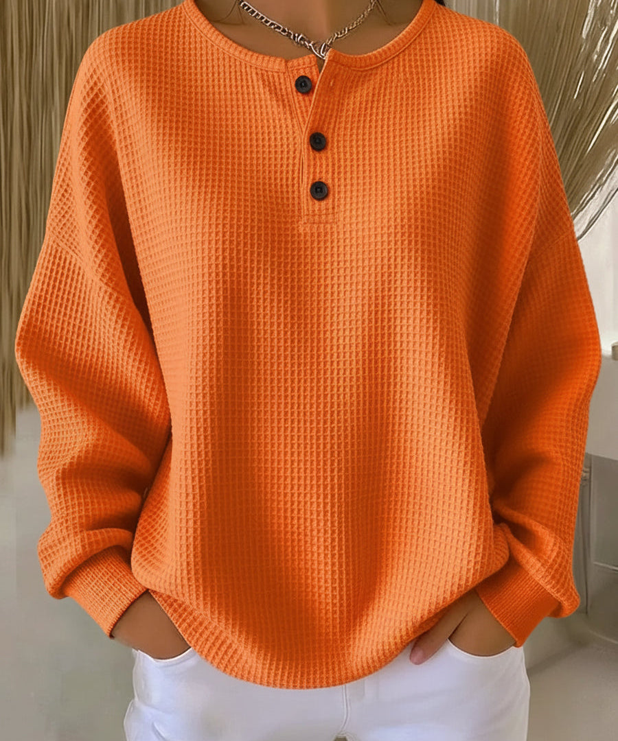 Brisa | Waffelstruktur Strickpullover