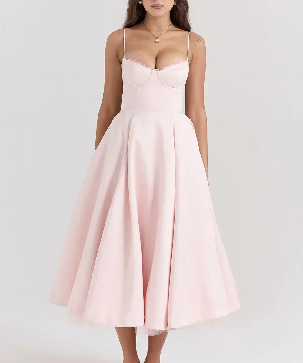 Arielle | Luxus Midi Kleid