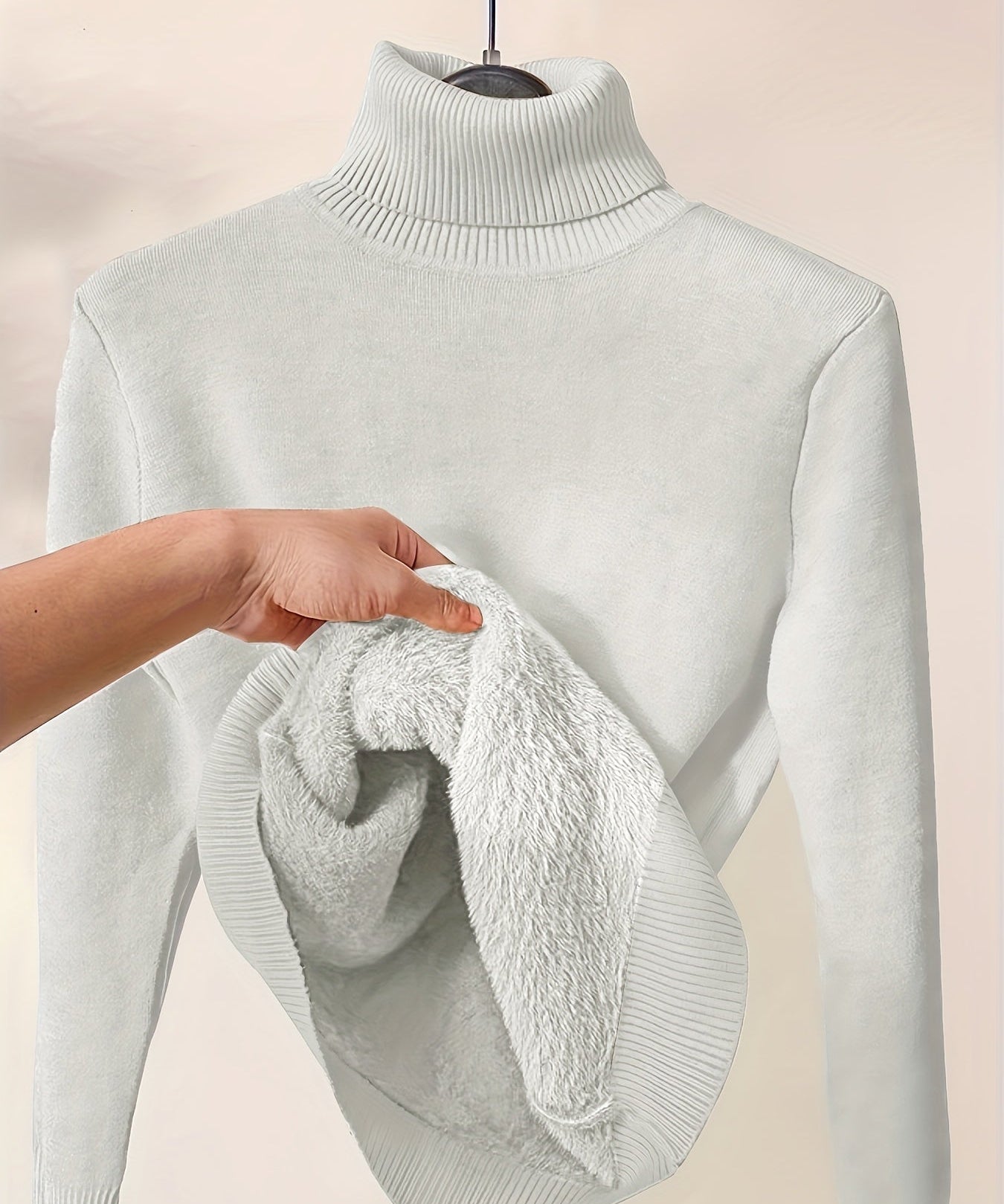 Zoe - Weicher Pullover mit hohem Kragen
