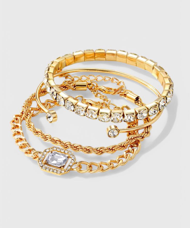 Nieten-Armband-Set