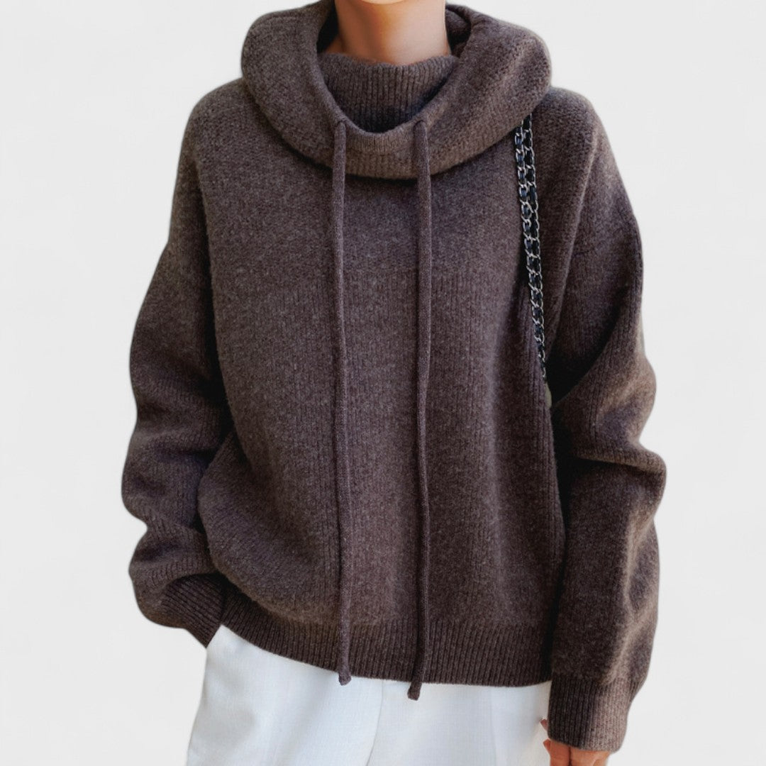 Charlotte - Hochkragenpullover aus Merinowolle