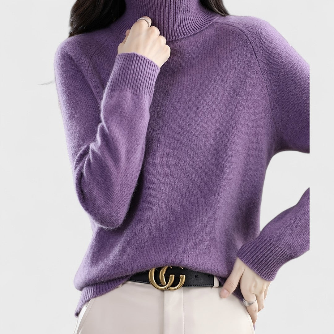 Sapphire - Solider Rollkragenpullover