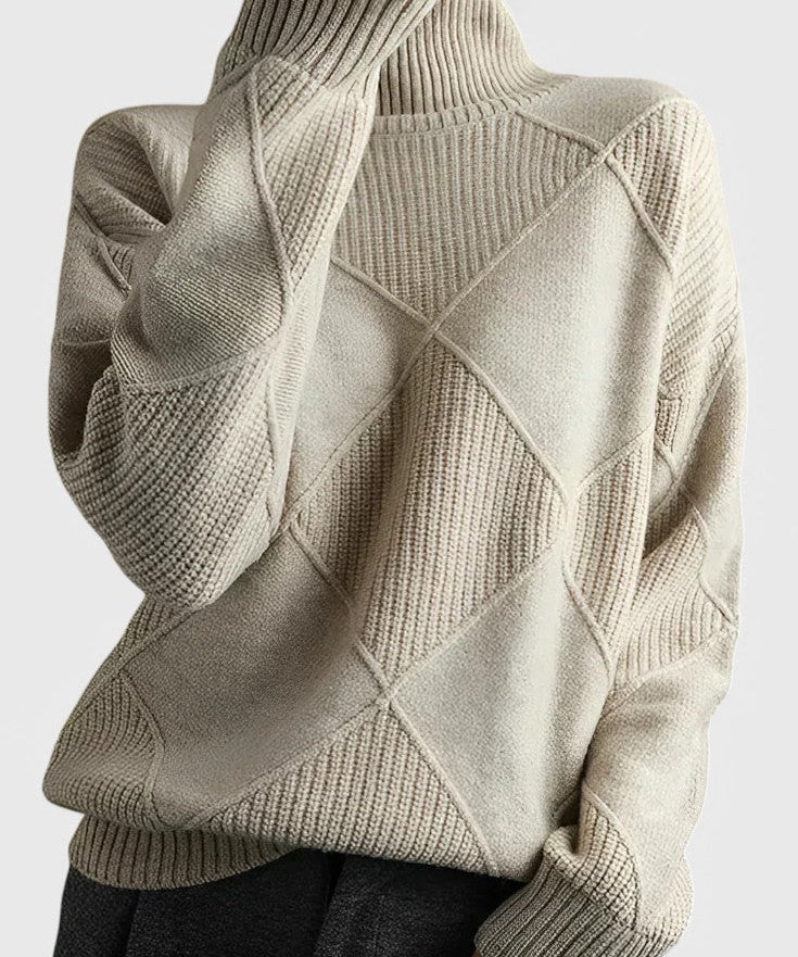 Jasmine Kaschmir Hoher Kragen Pullover