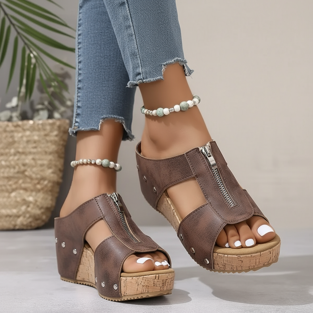 Gigi - Stylische Wedge-Sandalen