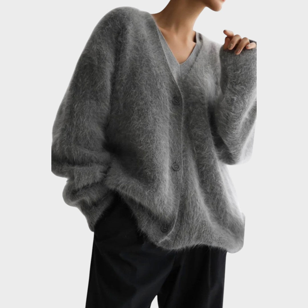 Stefanie | Weicher Cashmere-Mix Cardigan