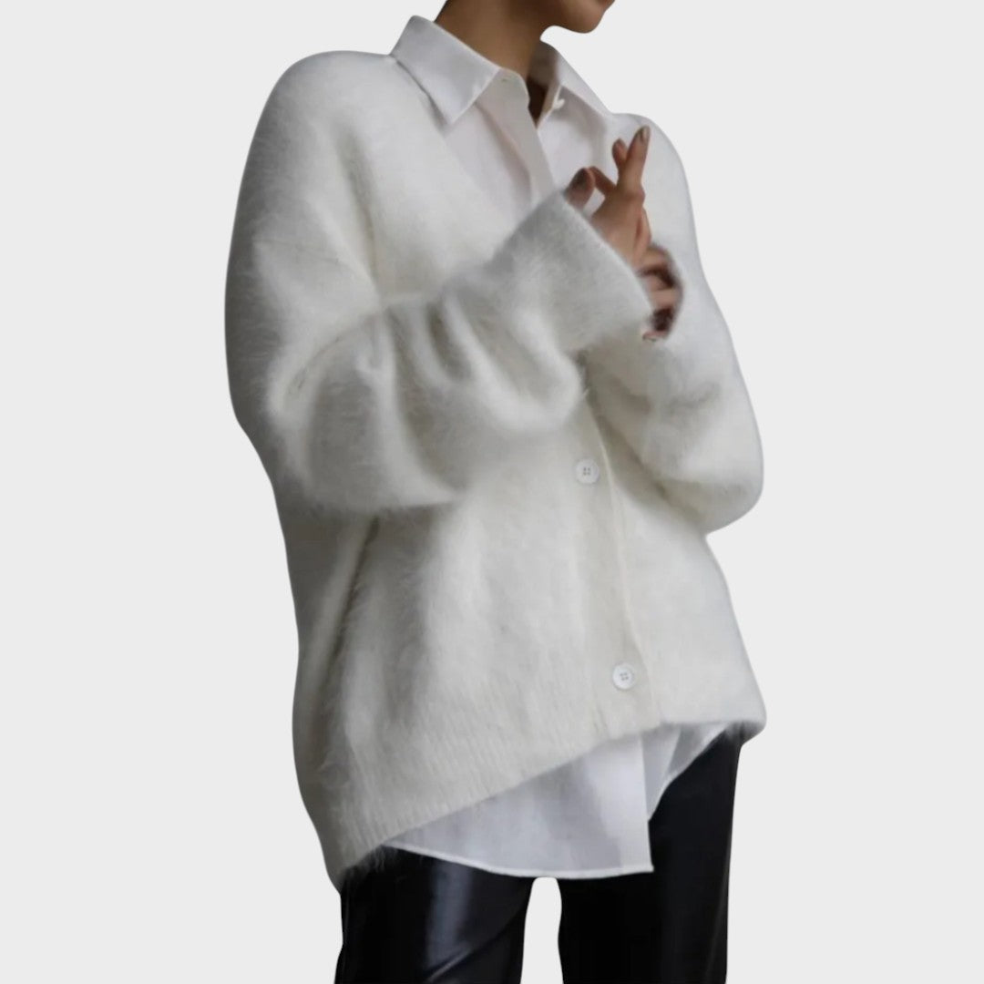 Stefanie | Weicher Cashmere-Mix Cardigan