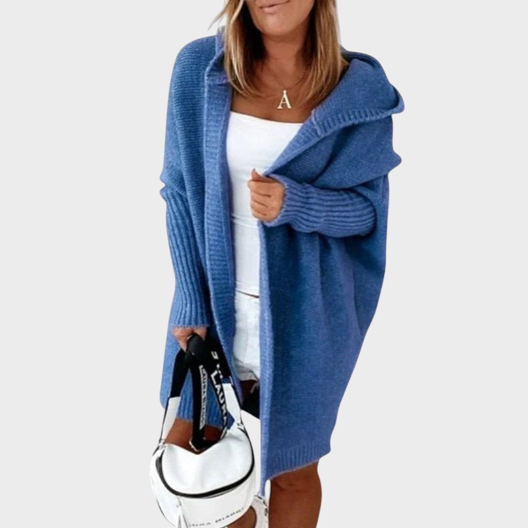 Marcela | Übergroßer Kapuzenstrickcardigan