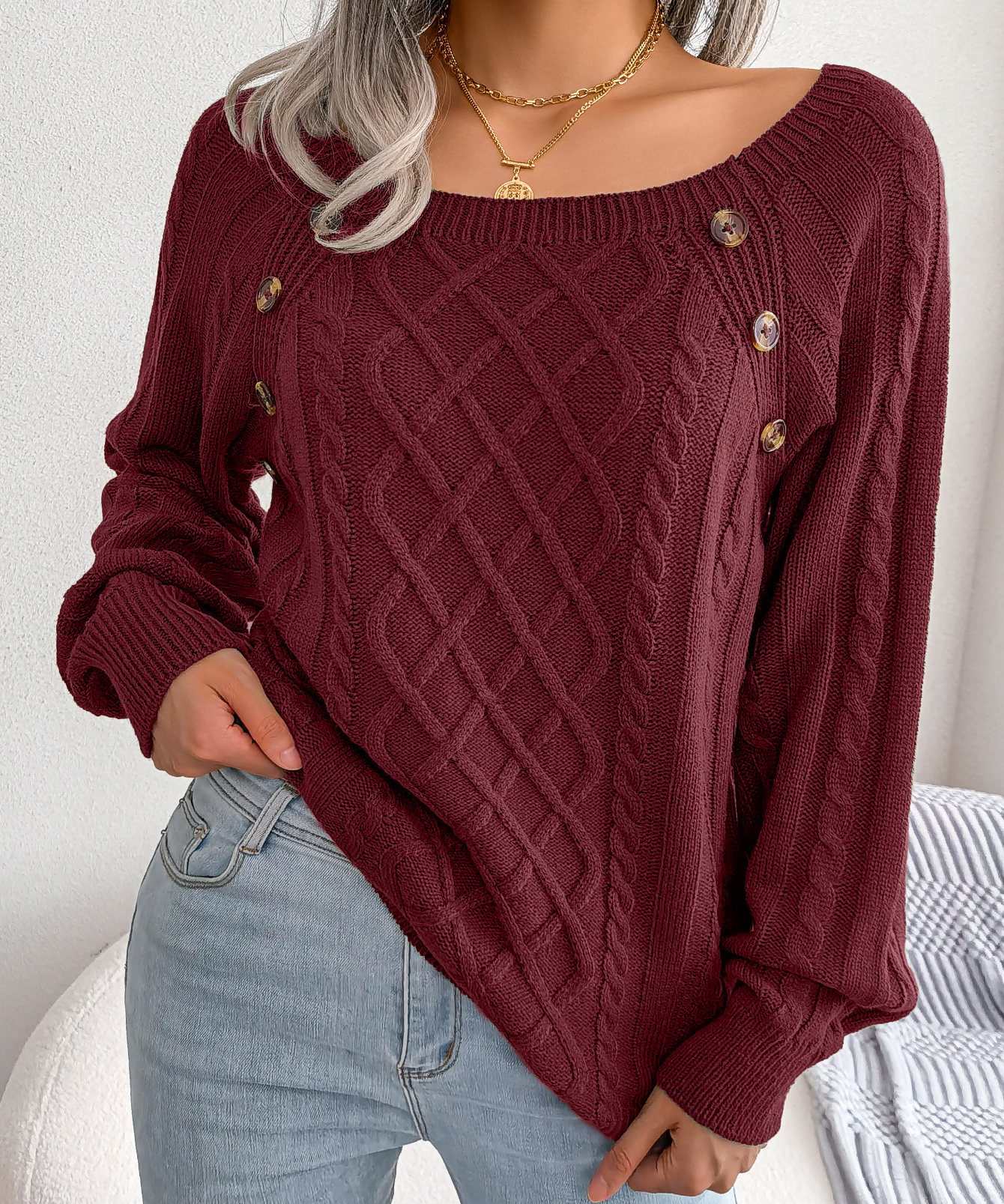 Emilia - Klassischer und Bequemer Pullover