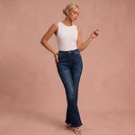 Stefanie | Bequeme Hose – Dunkelblau – 1