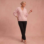 Julia | Strickjacke – Rosa – 1