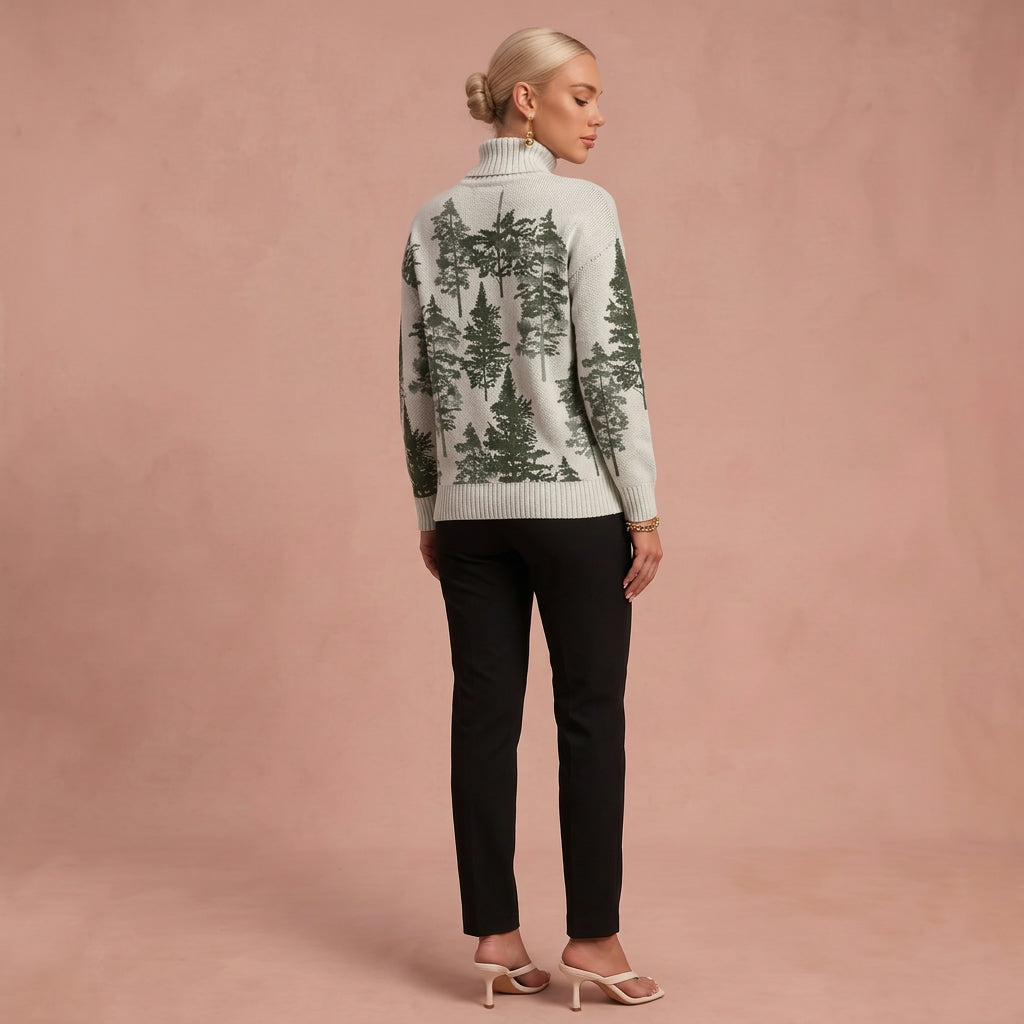 Nádia - Künstlerischer Strickpullover – 3
