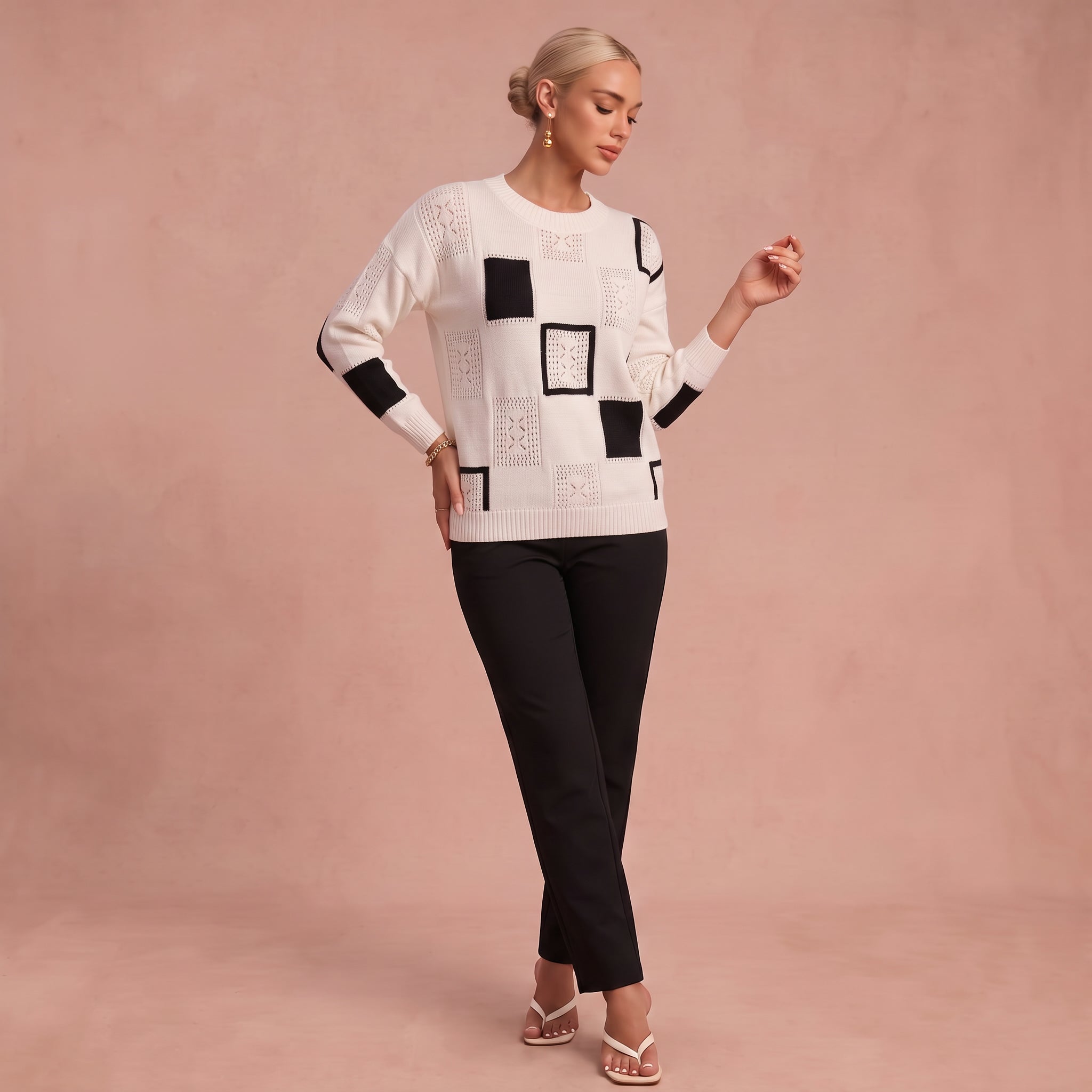 Antonia - Damen Chic Pullover – 1