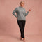 Christa – Gemütlicher Strickpullover – Grau – 1