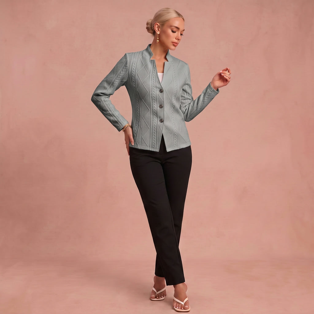 Cornelia - Zeitlose Linie Blazer – Grau – 1