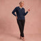 Senta | Gestrickte Strickjacke – Dunkelblau – 1