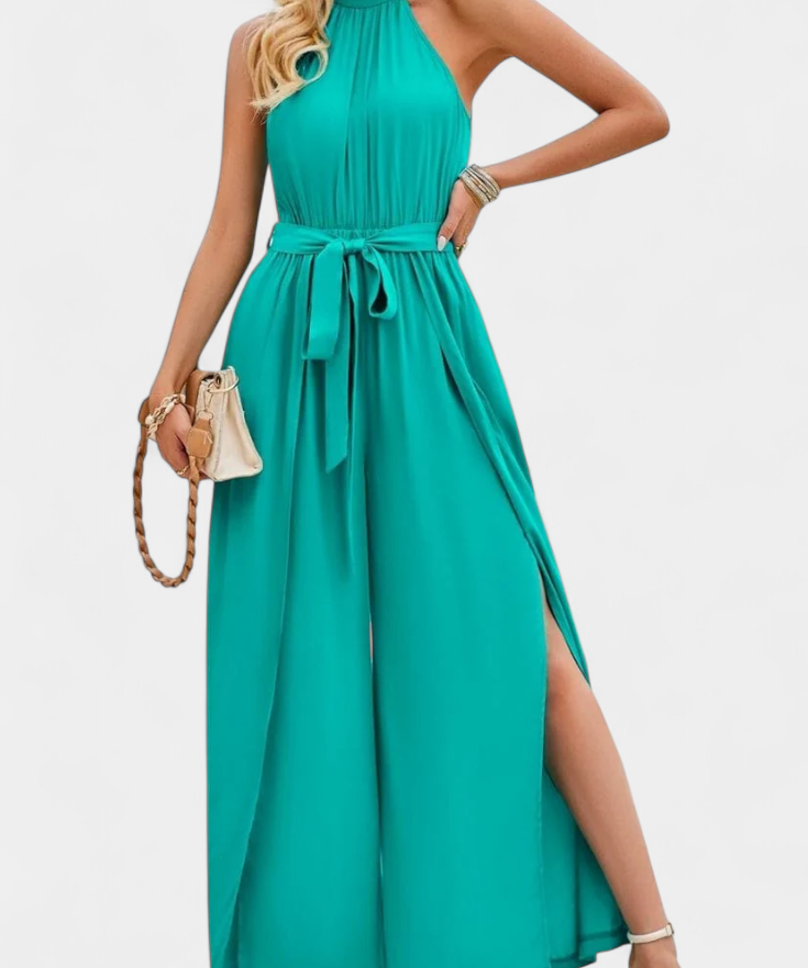Nyree asymmetrisches Mono mit Cut-Out und Schleifenärmel