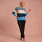 Nora - Lässiger und weicher Pullover – Blau – 1