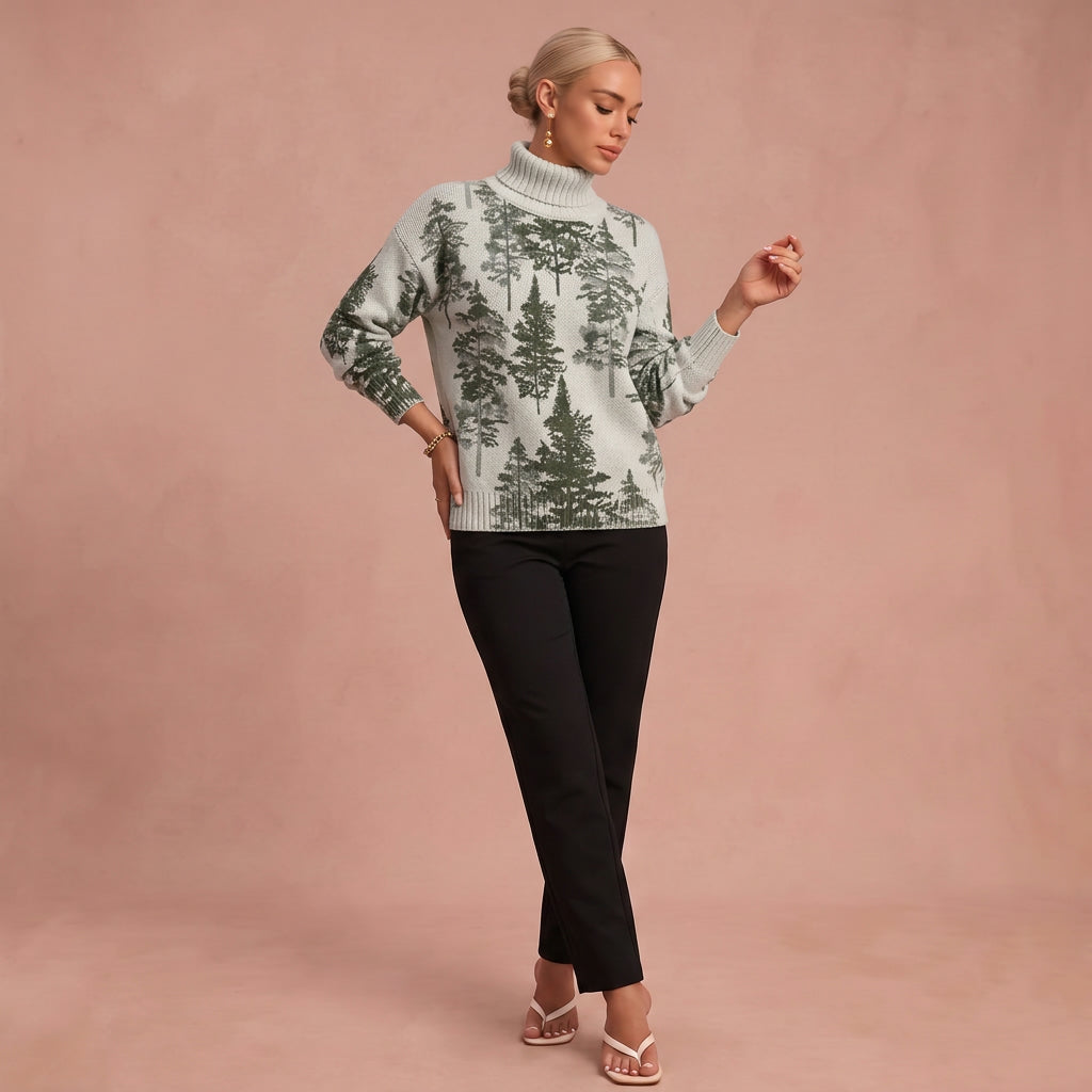 Nádia - Künstlerischer Strickpullover – 1