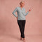 Marie-Luise - Vielseitiger Herbstpullover – Grau – 1