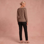 Lotta - Klassischer und Bequemer Pullover – Braun – 3