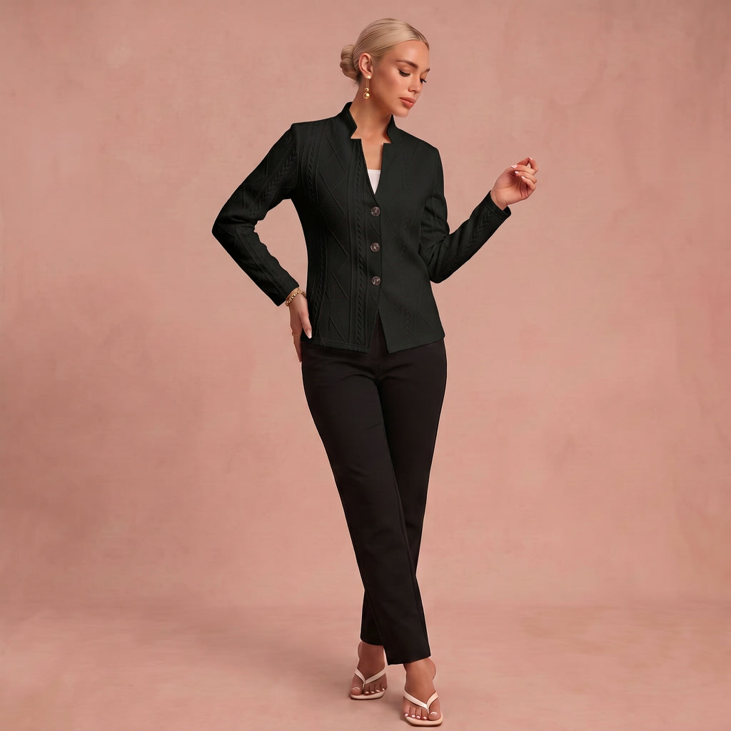 Cornelia - Zeitlose Linie Blazer – Schwarz – 1