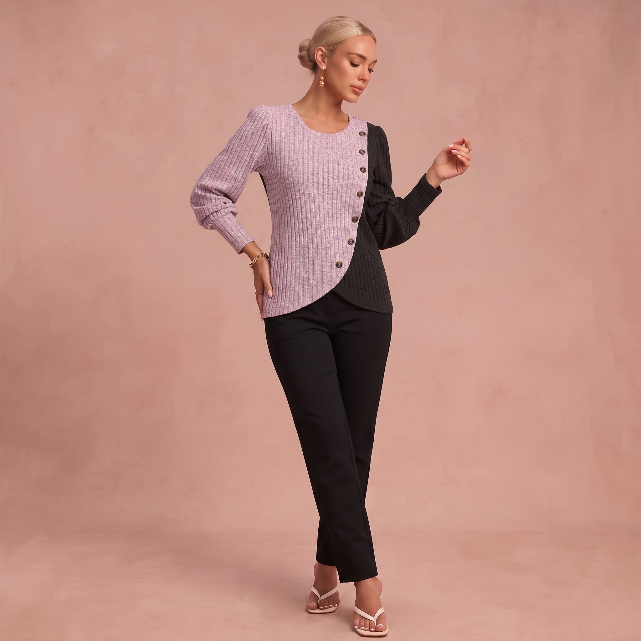 Nostalgie - Kreativer Strickpullover – 1