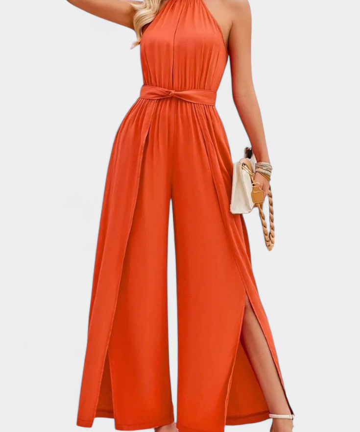Nyree asymmetrisches Mono mit Cut-Out und Schleifenärmel