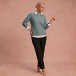 Josefine - Kaschmirpullover – Grün – 1