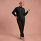 Christa – Gemütlicher Strickpullover – Schwarz – 1
