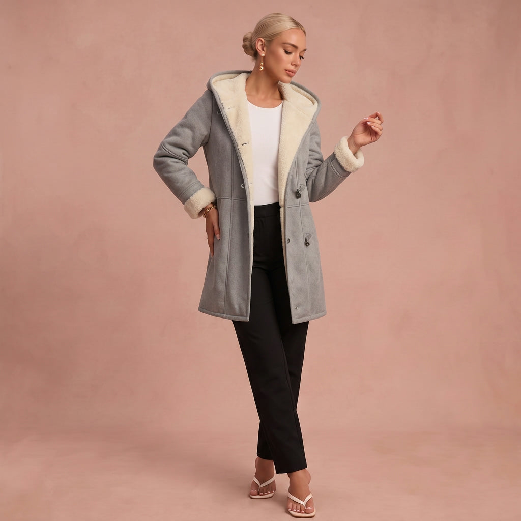 Astrid - Bequeme Jacke mit Fell – 1