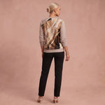 Rosa Brisa – Sweatshirt mit Viertelreißverschluss – 3