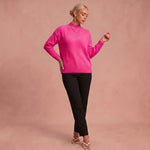 Christa – Gemütlicher Strickpullover – Rosa – 1