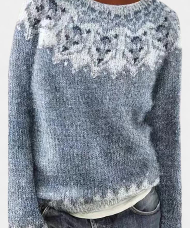 Jolessa Strickpullover mit nordischem Muster