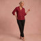 Lina | Leichte und bequeme Bluse – Rot – 1