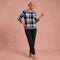 Annika | Pullover mit Denim-Details – Schwarz – 1
