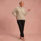 Christa – Gemütlicher Strickpullover – Beige – 1