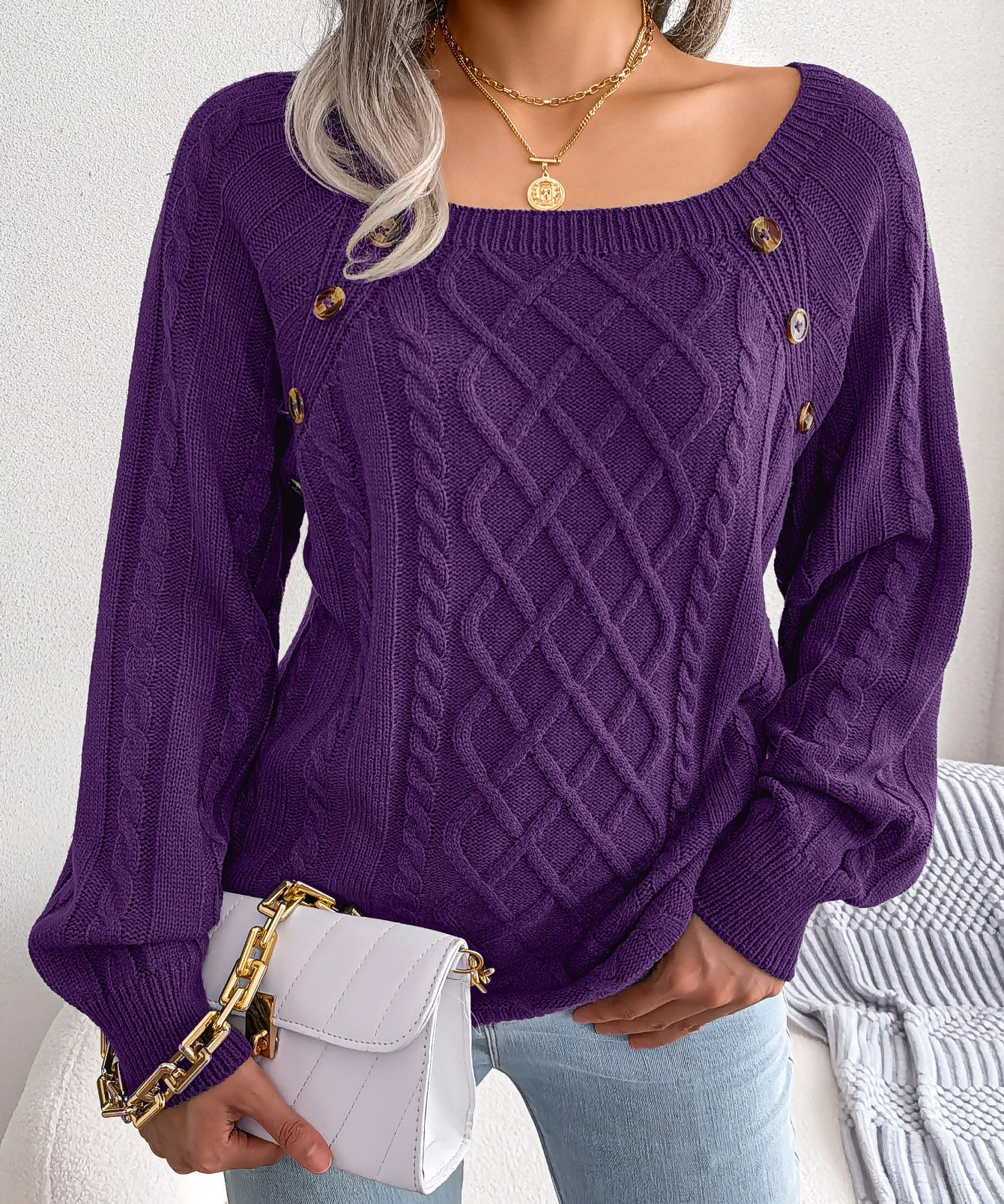 Emilia - Klassischer und Bequemer Pullover