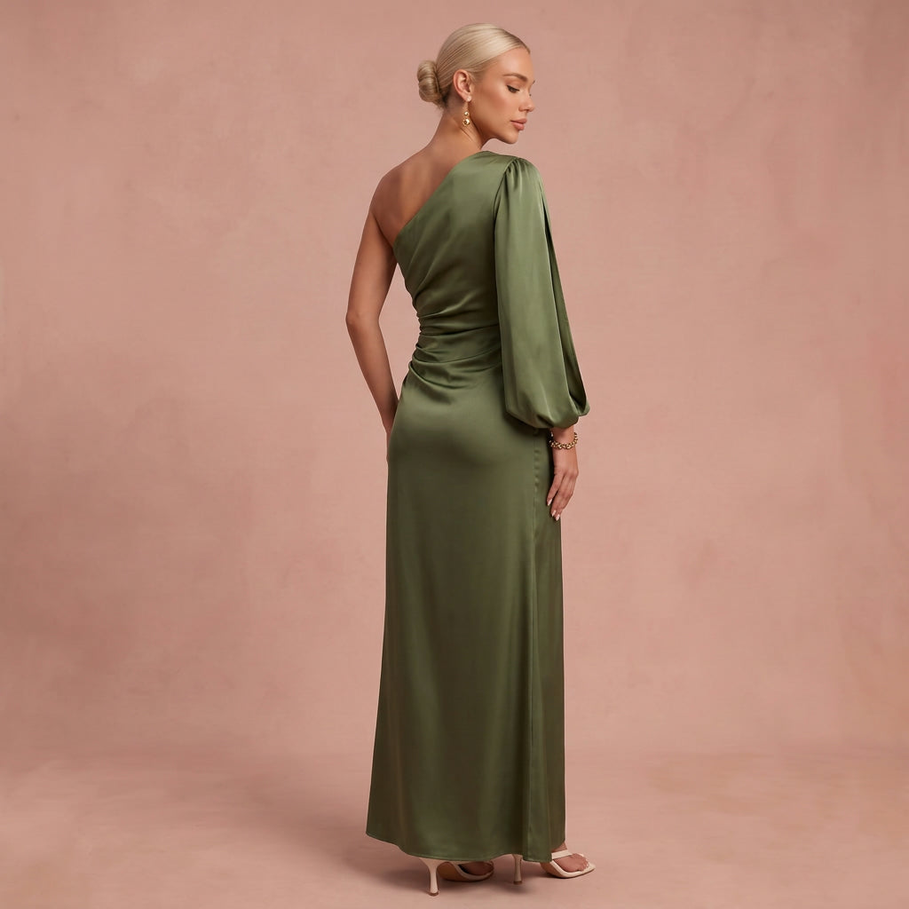 Senta | Maxi-Kleid Drapiert – 3