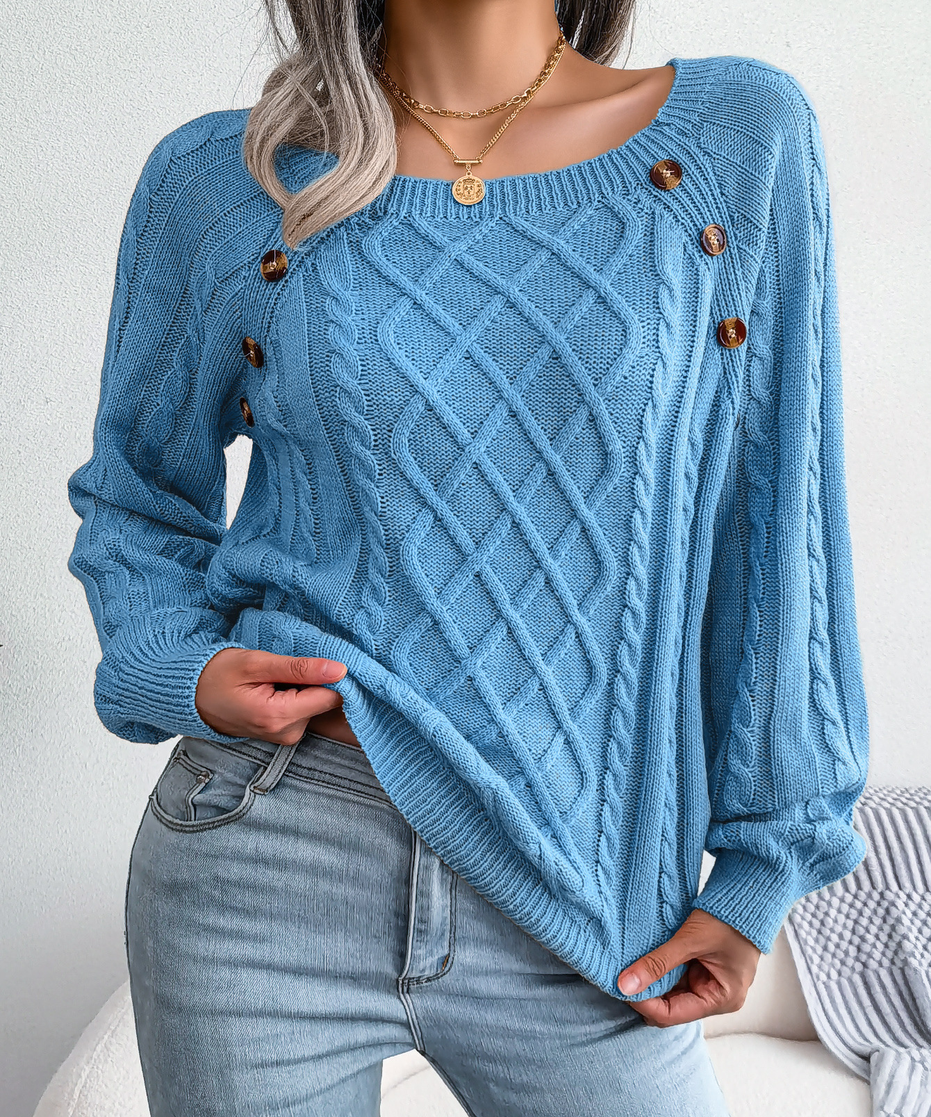 Emilia - Klassischer und Bequemer Pullover