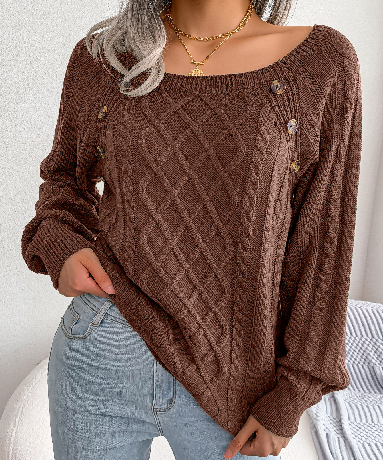 Emilia - Klassischer und Bequemer Pullover
